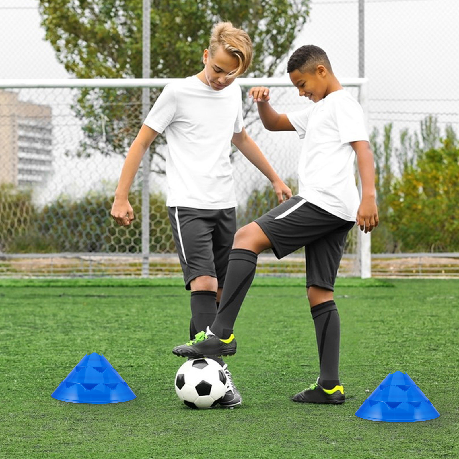 6 Stück Fußball-Trainingshütch – Sports Equipment Football Bewertung und Preis
