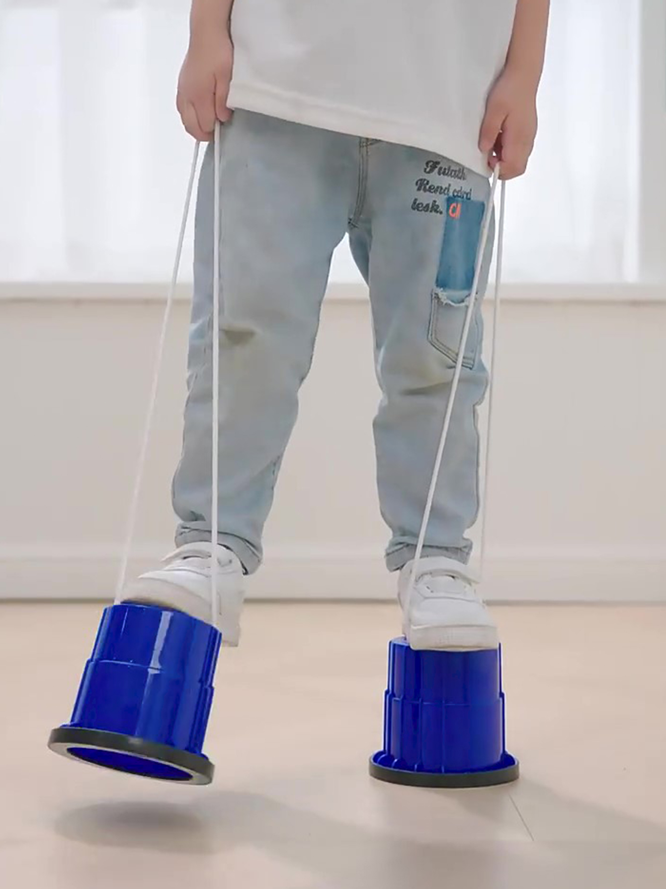 Kinder-Plastikeimer-Laufstelze – Sports Equipment For Primary School Bewertung und Preis