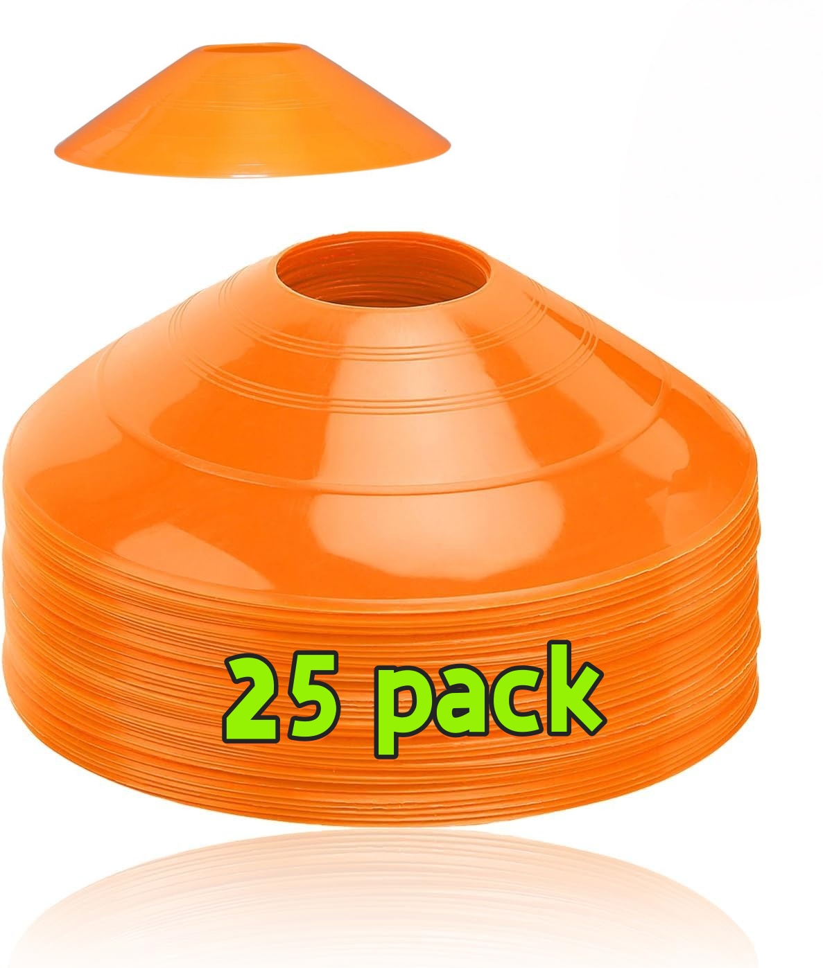 25er-Pack Fußballkegel, Traini – Sports Equipment Football Bewertung und Preis